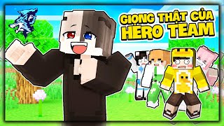 Minecraft nhưng Cuộc Sống Trong Gaming House Của Hero Team? Siro Nói Giọng Thật Nhận 1000 Kim Cương