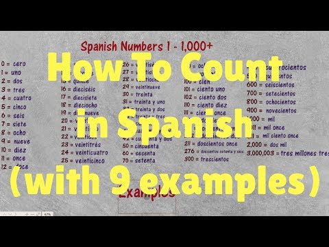 Spanish Numbers From 1 to 1,000 with 9 Examples of Common Uses!