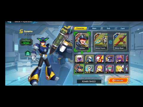 [MEGAMAN X DiVE] Characters Showcase: Leviathan, Ferham, Dynamo & Absolute Zero