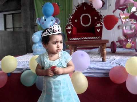 Prapti First Birthday - with Papa