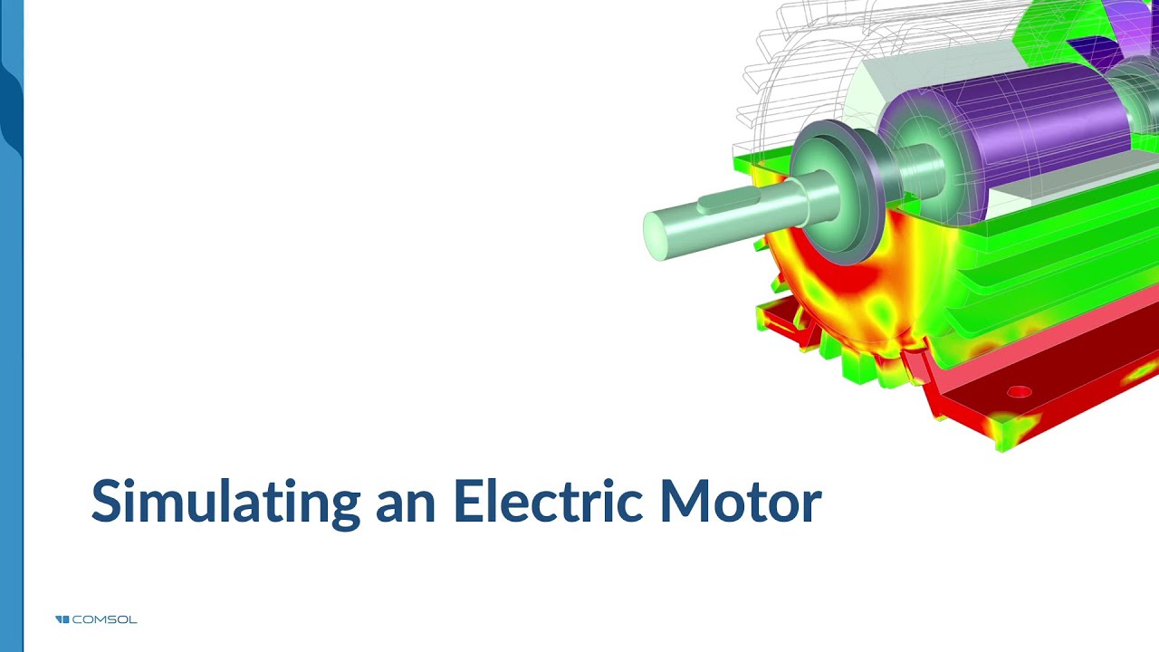 How to Simulate an Electric Motor in COMSOL Multiphysics®