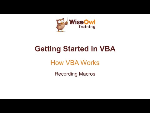 Excel VBA Online Course - 1.4.7 Recording Macros