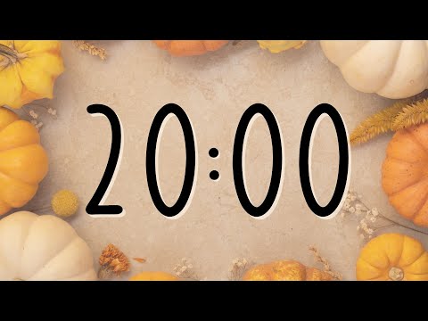 20 Minute Autumn Pumpkin Timer