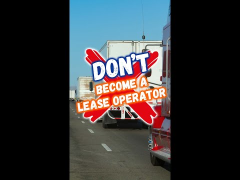 , title : '3 Reasons why you Should NOT Become a Lease Operator 🚛'