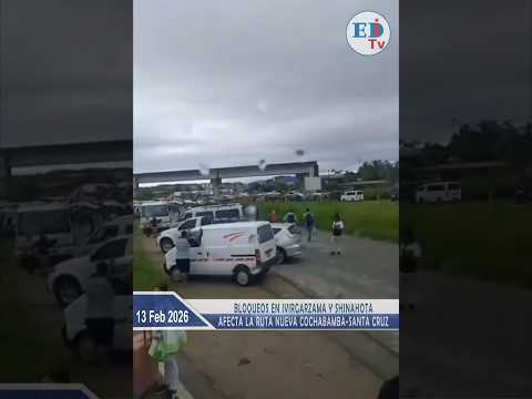 Bloqueos en Ivirgarzama y Shinahota afecta la ruta nueva Cochabamba-Santa Cruz