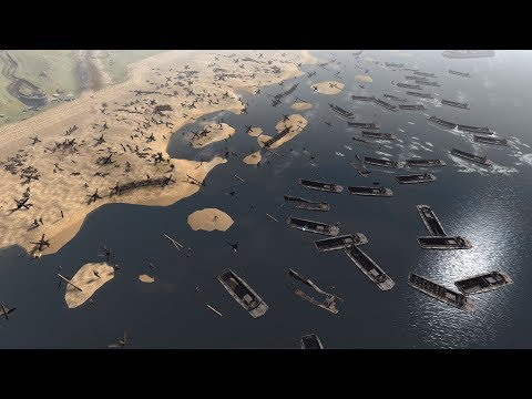 MASSIVE OMAHA BEACH INVASION - Robz Realism MOD