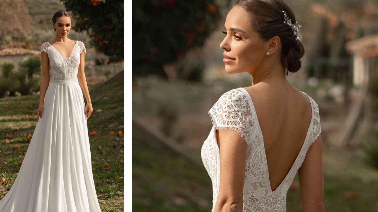 Robe de mariée Holly 💎 Collection Bohème & Épurée par Émie Saint-Germain