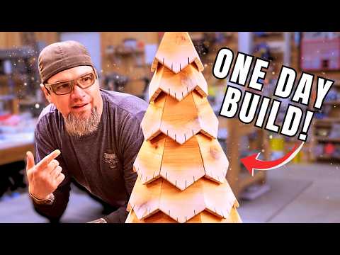 Easy DIY Wooden Christmas Tree You Can Build in ONE Afternoon!