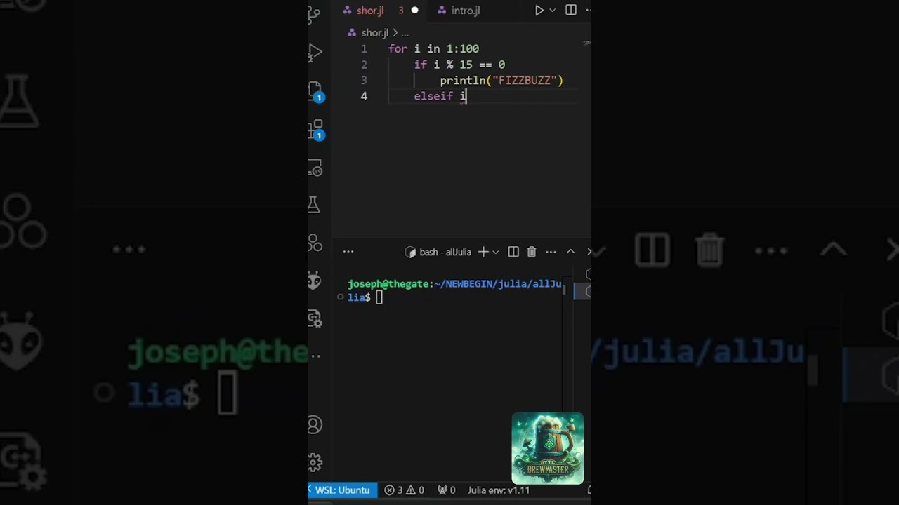 Julia VS FizzBuzz - About as fast as C #coding #programming