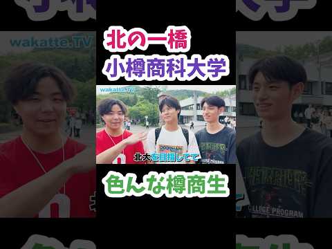 【北の一橋】小樽商科大学キャンパス調査【wakatte.TV 切り抜き】