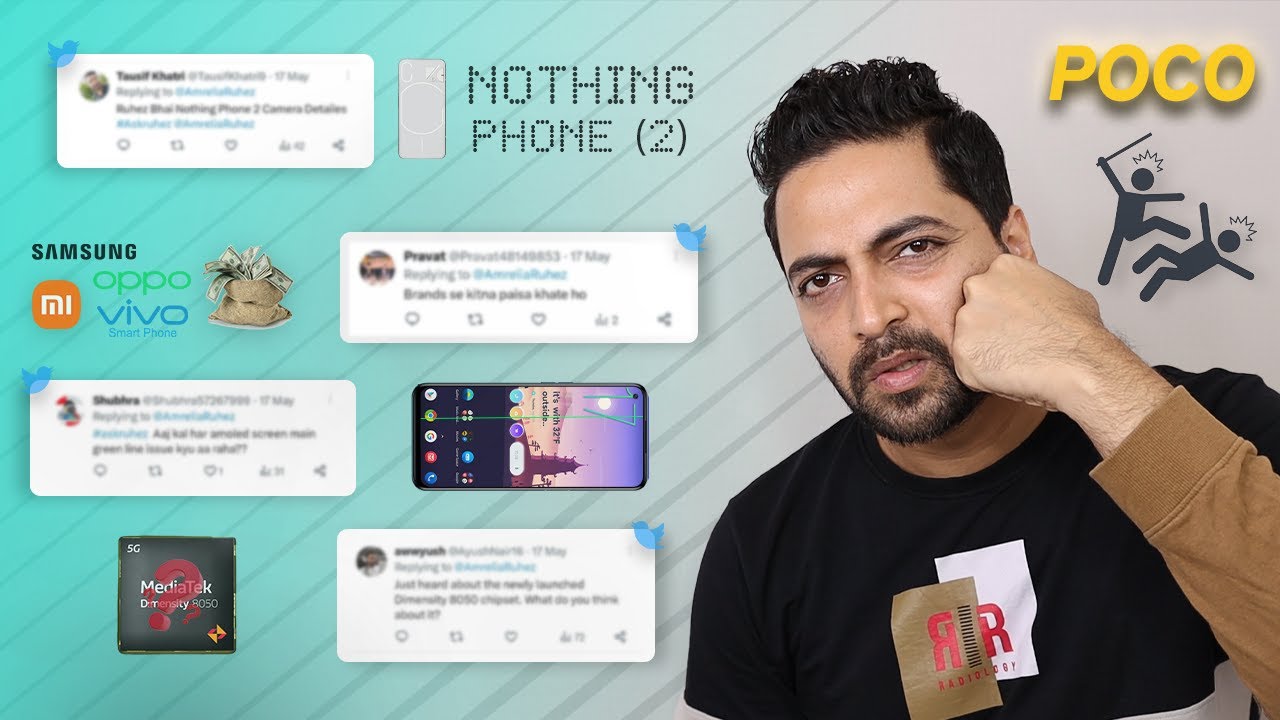 #AskRuhez - POCO Vs Techno Ruhez,Nothing Phone(2) Camera,Kitna Paisa Khaya?,Green Line Display Issue
