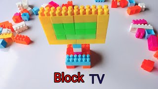 Amazing TV Block Toys, satisfying Building Blocks, khilona DIY block wala laptop