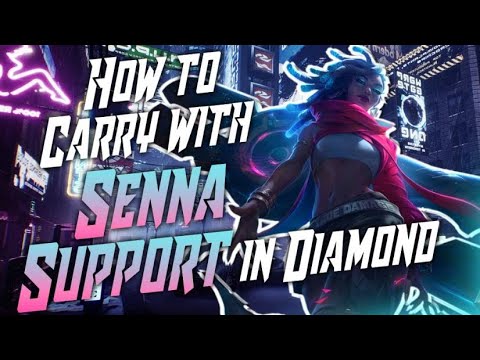 HOW TO CARRY WITH SENNA SUPPORT IN DIAMOND SEASON 10 GLACIAL BUILD 10.13