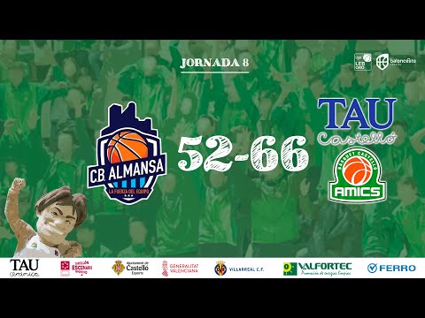 Resumen CB Almansa-TAU Castelló (LEB Oro - Jornada 8)