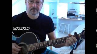 Dixie, Harmonium, leçon de guitare(Version 2015)