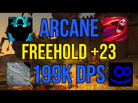 +23 Freehold 199k DPS Arcane Mage PoV Fortified 10.1