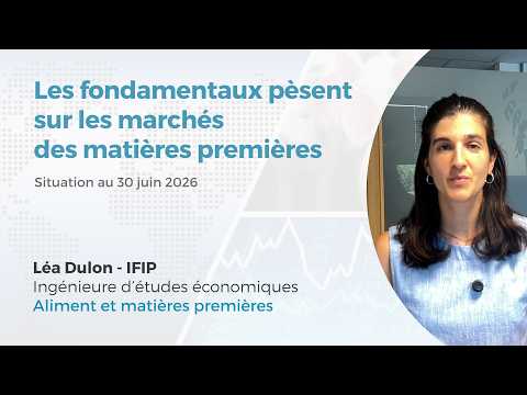 Marchés des matières premières  de l'aliment : point de conjoncture (30/06/26)
