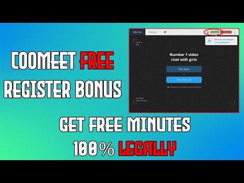 How To Get Coomeet Minutes 2022 FREE | Coomeet Free 5 Minutes Register Bonus