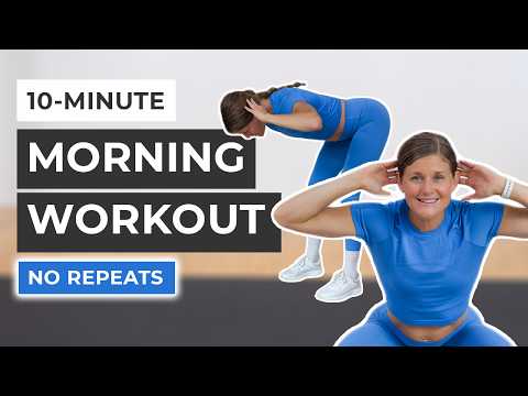 10-Minute Morning Workout (No Equipment, No Repeats)
