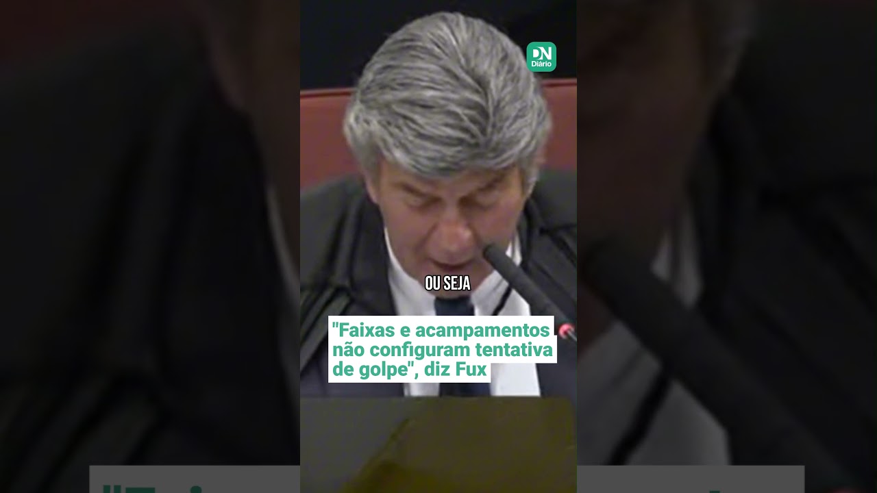 Imagem da notícia 'Não configuram crimes', diz Fux sobre acampamentos em frente a quartéis
