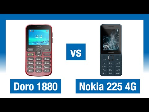 Einfach zu bedienen: Nokia 225 4G vs. Doro Primo 1880 (Handys für Senioren 2024)