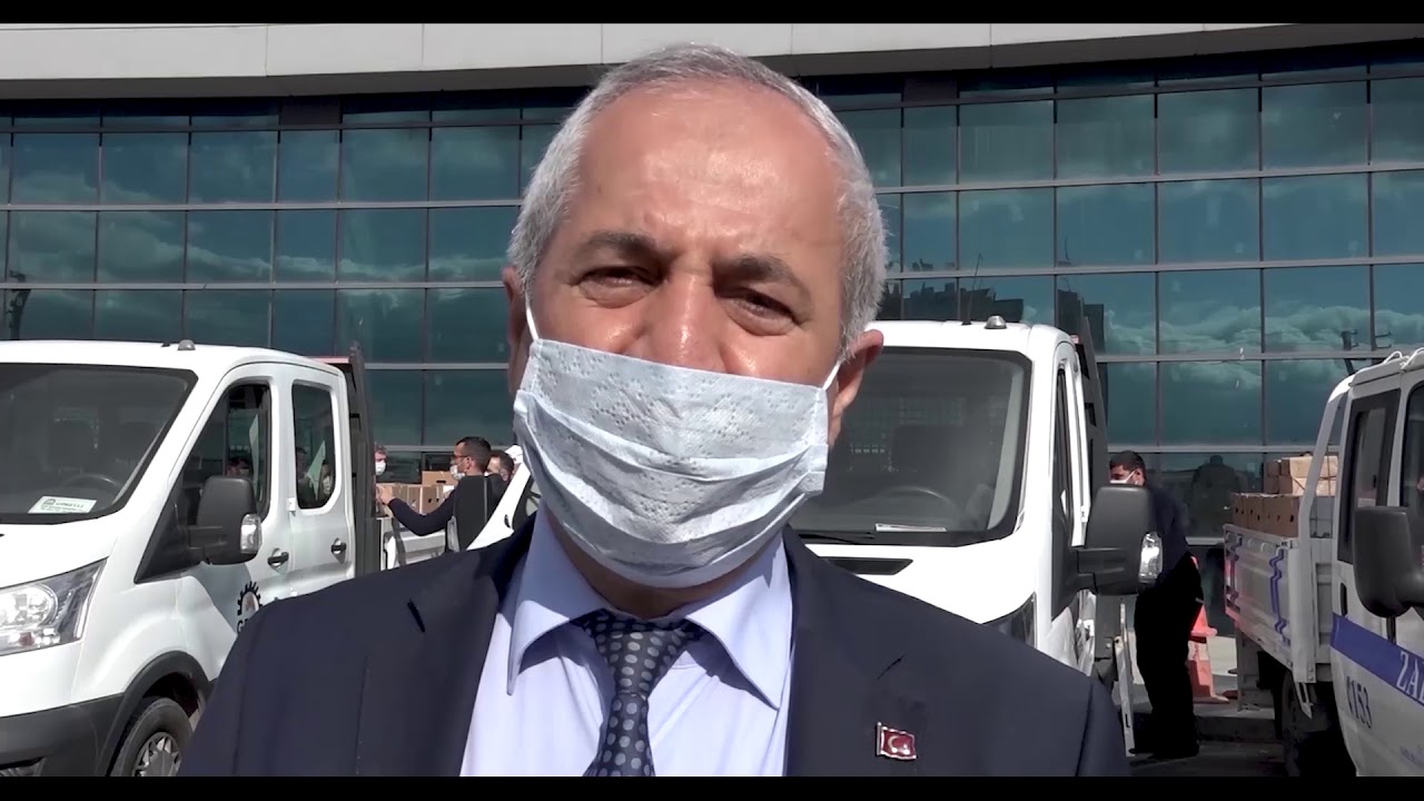 Konvoyu Başkan Büyükgöz Uğurladı İhtiyaç Sahiplerine Ramazan Erzağı