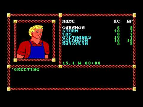 Let's Play Pool of Radiance - Part 2 - Armor and Weapons