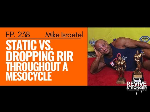 238: Mike Israetel - Static vs. Dropping RIR throughout a Mesocycle
