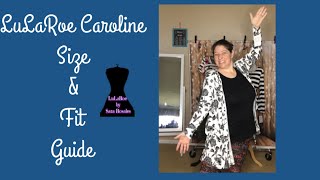 LuLaRoe Caroline Size Preview