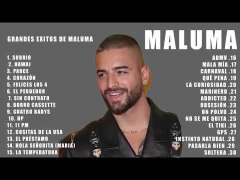 Maluma Mix Exitos 2024  Las Mejores Canciones De Maluma  Pop Latino 2024