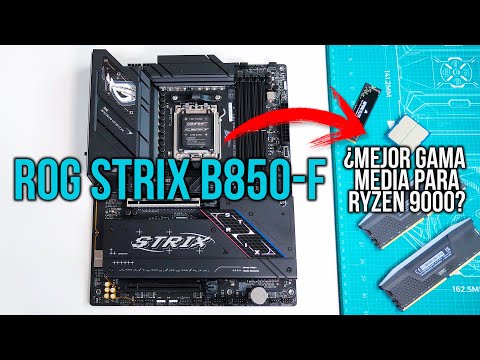 ROG STRIX B850 F GAMING WIFI 😱 ¿MEJOR MOTHER GAMA MEDIA DEL AÑO?