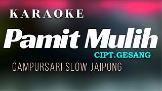 Download lagu Pamit Mulih Karaoke SlowPong mp3