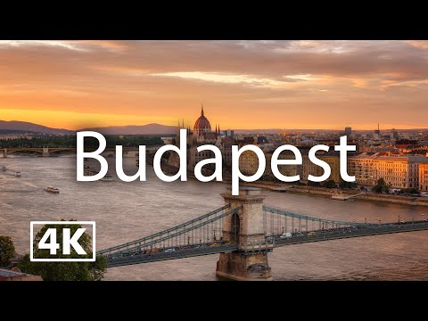 Budapest 4K | City tour with Calm Music