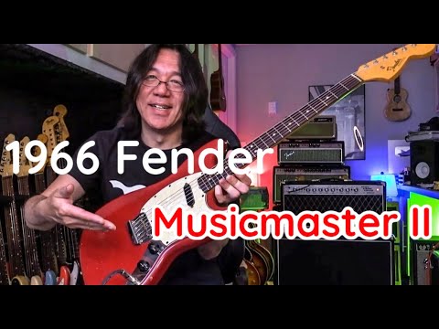 Fender Musicmaster II with Rosewood Fretboard 1964 - 1969 - Olympic White image 7