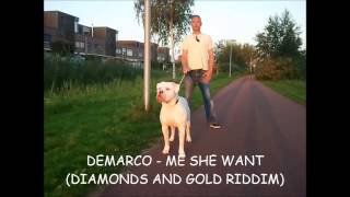 DEMARCO - ME SHE WANT (DIAMONDS AND GOLD RIDDIM) JUNE 2013