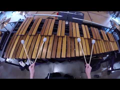 Rise Percussion 2023 Front Ensemble Lot Tunes - Center Marimba Cam