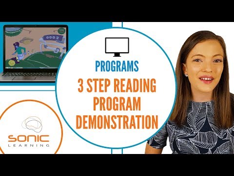 3 Step Reading Program Demonstration | Sonic Learning