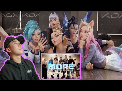 1MILLION X K/DA - MORE Reaction