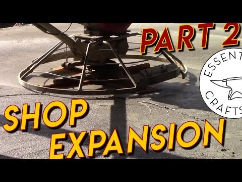 Affordable Concrete Floors - Shop Expansion Part 2
