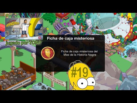 Los Simpson Springfield "Historia'20: Capítulo 19 - Segunda Ficha Caja Mist. Mes Historia N." Tony