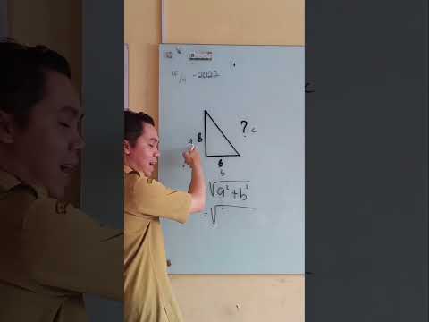 Easy way to determine the length of the hypotenuse of a right triangle
