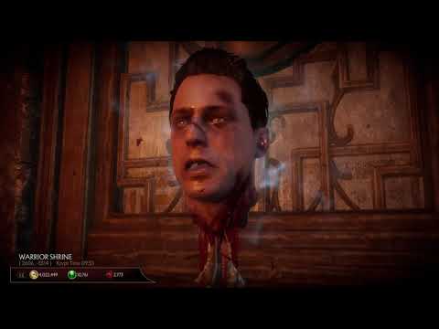 Impaling Johnny Cages' Head Mortal Kombat 11