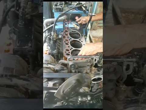 Head Gaskit Fitting on John Deere Engine 4045 For 100kVA Diesel Generator Set. #johndeere