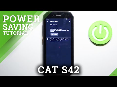 How to Activate Power Saving Mode in CAT S42 – Battery Settings