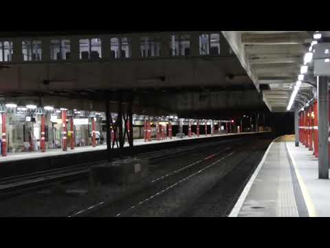 90016/90013 with 70001 dit 4m11 Coatbridge - Crewe liner, 3rd November 2021