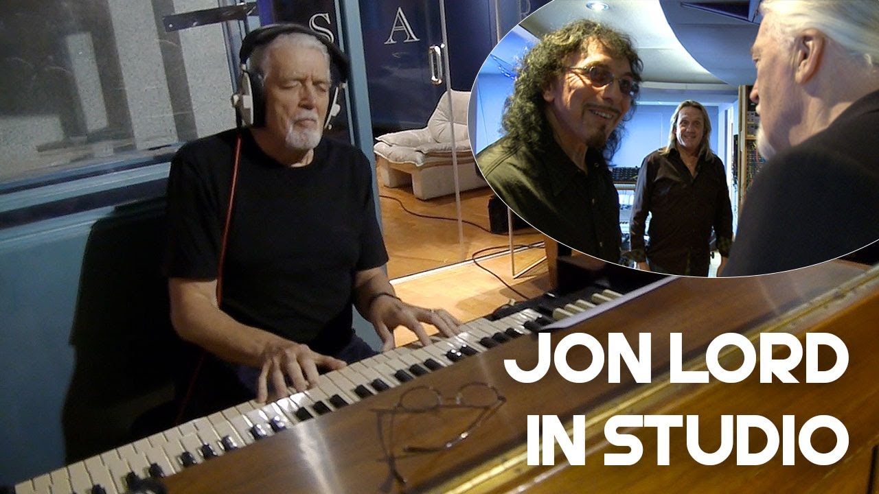 Jon Lord & Ian Gillan (Deep Purple), Tony Iommi (Black Sabbath) & Nicko McBrain (Iron Maiden) Studio