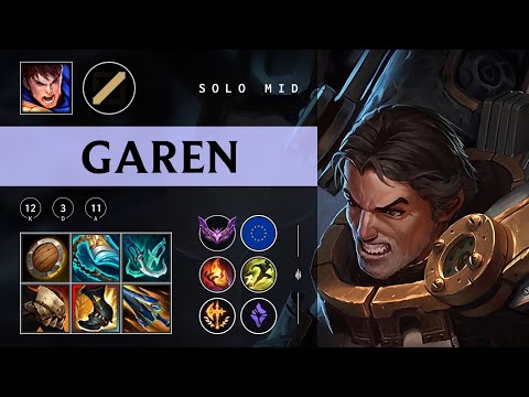 Garen Mid vs Katarina - EUW Master Patch 25.22