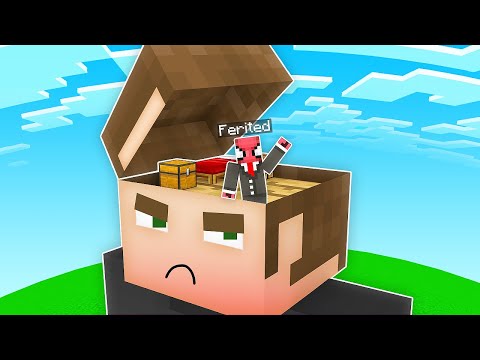 TARIK'ın KAFASINDA GİZLİCE KALDIM - Minecraft