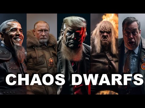 POLITICIANS as WARHAMMER 40K CHAOS DWARFS / AI generated ai reimagine ai art ai video