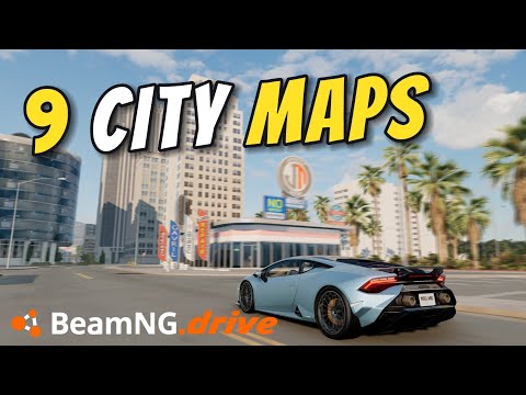 Best City Map Mods for BeamNG Drive!